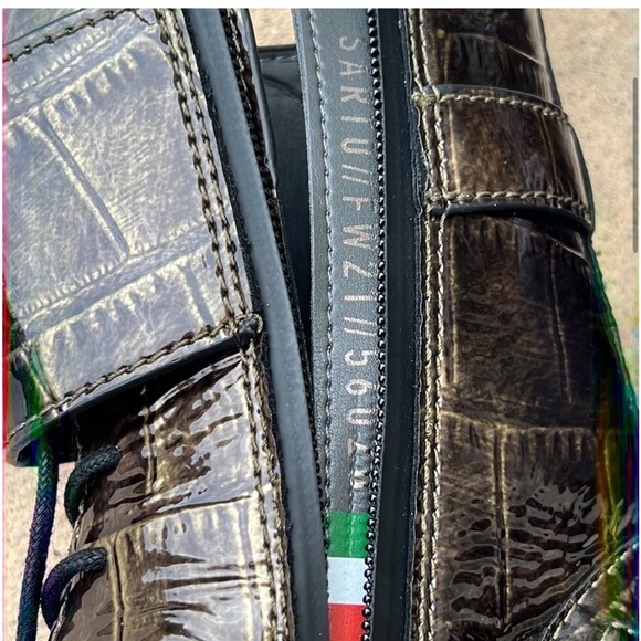 Franco Sarto Dana Women's Black Bronze Combat Boot Women's Size 5 - Picture 5 of 13